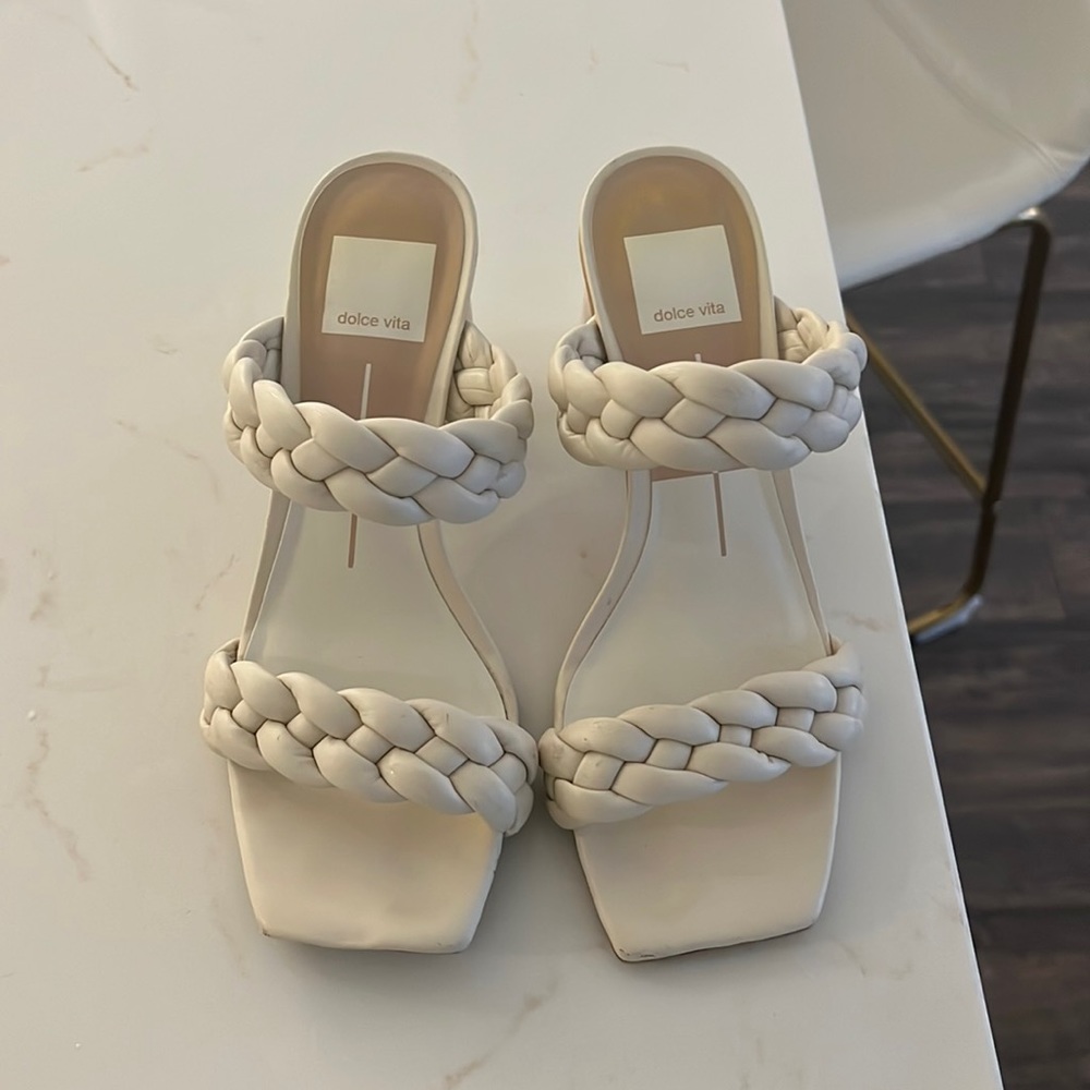Dolce Vita Ivory Paily Heels size 6.5
